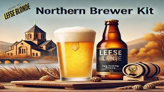 Brew Day Lefse Blonde Ale Northern Brewer Monthly Subscription Kit [upl. by Orvas]