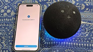 How to connect Alexa to iPhone  Amazon echo dot 5th generation wifi setup  Pair Alexa to bluetooth [upl. by Hsilgne]