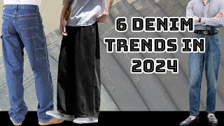 6 Denim Trends in 2024  Mens Jeans [upl. by Armillas698]