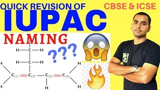 HOW TO WRITE IUPAC NAMES OF ORGANIC COMPOUNDS CLASS 10 11 BASIC [upl. by Noirda]