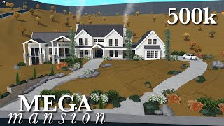 BIG Bloxburg House Bloxburg Speedbuild [upl. by Marilla]