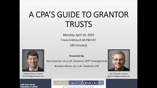 A CPAs Guide to Grantor Trusts [upl. by Anyah156]