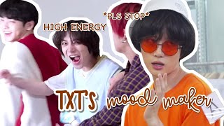 Beomgyu being the energizer of TXT [upl. by Nuhsed511]