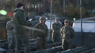 Coxswains Course with US Marines on Finnish GClass Landing Craft [upl. by Fabiola175]