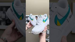 Customs voor ABN AMRO sebastiaan customshoes shorts sneakers satisfying custom art [upl. by Nnayar739]