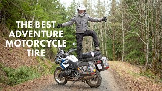 The BEST Adventure Motorcycle Tire  MITAS E07  5050 roadoffroad [upl. by Jarlathus]