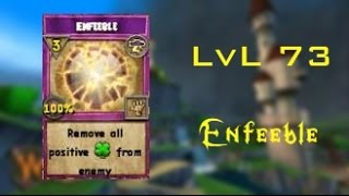 Wizard 101 Level 73 Spell Quest ENFEEBLE [upl. by Wandie]