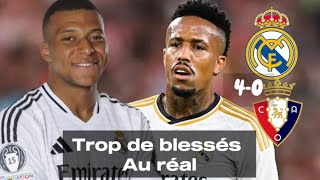 Trop de blesser au réalrealmadrid laliga militao mbappe vinicius [upl. by Mlohsihc]