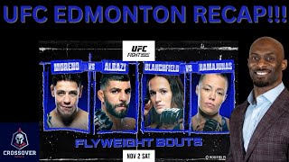 UFC EDMONTON BRANDON MORENO VS AMIR ALBAZI RECAP [upl. by Ahsiniuq]