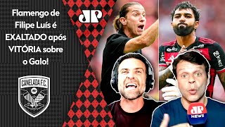 quotO Flamengo do Filipe Luís TEM VONTADE TEM GANA TEM ENTREGA E o Gabigolquot 3x1 no Galo ELOGIADO [upl. by Lauren]