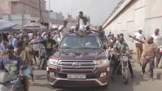 Shatta Wale storms Accra city [upl. by Faxen374]