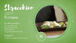 Stracchino Recipe  How to Make Cheese at Home  Cheese Machine BCheese Ariete [upl. by Suzanne]