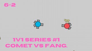 Comet VS Fang  1v1 Series 1  diepio [upl. by Einhapets]