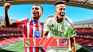 EL REAL MADRID DEJA ESCAPAR 2 PUNTOS EN EL CÍVITAS METROPOLITANO ANTE EL ATLÉTICO DE MADRID [upl. by Hobey]