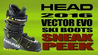 2016 HEAD Vector Evo Ski Boot Line [upl. by Atibat350]