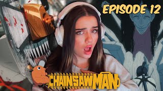 KATANA VS CHAINSAW Chainsaw Man Episode 12  REACTION [upl. by Witty]