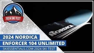 2024 Nordica Enforcer 104 Unlimited  SkiEssentialscom Ski Test [upl. by Muna]