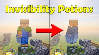 Minecraft Invisibility Potion Tutorial How To Make Invisibility Potion in Minecraft [upl. by Anerres511]