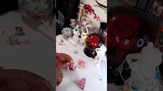 Pink Ribbon craftersofyoutube diy jewelrymakingathome cancerawareness [upl. by Siramaj]