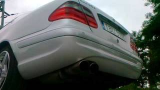 Mercedes CLK 430 W208 exhaust sound [upl. by Athalia]