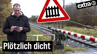 Realer Irrsinn Gesperrter Bahnübergang in Weichering  extra 3  NDR [upl. by Klinges135]