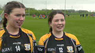 Ballymore girls at the Gaelic4Teens Festival Day [upl. by Aliahs]