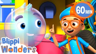 Blippi sings with Marvin Bubbly   Blippi Wonders Educational Videos for Kids [upl. by Gnilsia148]