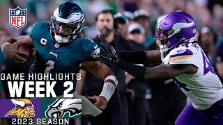 Minnesota Vikings vs Philadelphia Eagles  2023 Week 2 Game Highlights [upl. by Elamrej]