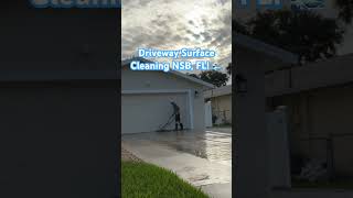 Oddly satisfying time lapse of driveway cleaning 🧼🤩 surfacecleaning pressurewashing driveway [upl. by Ofella764]