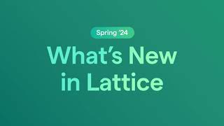 What’s New in Lattice Spring 2024 [upl. by Mayes]