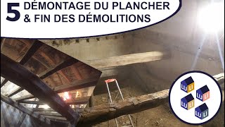 Démontage du plancher  fin des démolitions enfin   Ep 5 Une fermette en rénovation [upl. by Aniram]