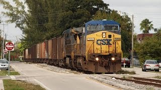 CSX Homestead Sub Railfanning JanuaryFebruary 2014 [upl. by Yelyak827]