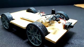 New Idea  How to make RC car IR infrared sensor car at home [upl. by Douglass]