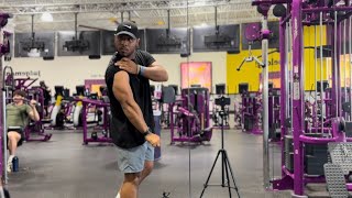 Workout 16 At planet fitness Back Day [upl. by Asiled]