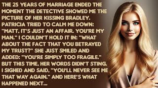 The 25 years of marriage ended the moment the detective showed me the picture of her kissing Bradley [upl. by Adnuahs]