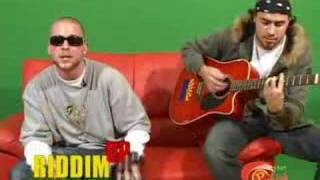 Collie Buddz  Young Gal LIVE RIDDIM UP ON THE GREEN SCREEN [upl. by Einrae]