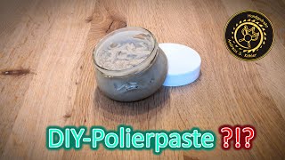 Drechseln DIY Polierpaste [upl. by Nosmirc]