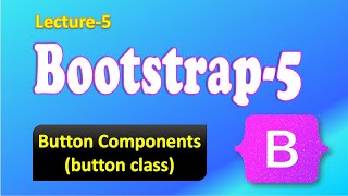 Button Components in Bootstrap5 Hindi  Bootstrap Components [upl. by Durham605]