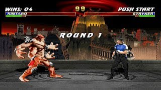 Mortal Kombat Trilogy PS1  play as Kintaro [upl. by Nosreip58]