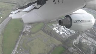 CityJet Avro RJ85  Dublin to London City Full Flight [upl. by Marcell]