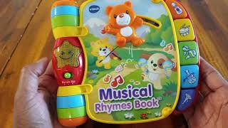 vTech Musical Rhymes Book demonstration [upl. by Trix514]