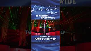 Cliff Richard The Blue Sapphire Tour 2023  Official Cinema Trailer CliffRichardCinemas [upl. by Nahrut899]