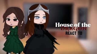 House of the Dragon react to Alicent as Sansa Stark  zmbiespawnz  Gacha Club [upl. by Ydnih234]