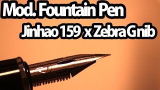 Jinhao 159 x Gペン [upl. by Reffotsirhc355]