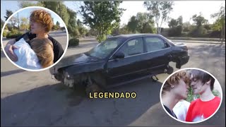 Fazendo uma surpresa para meu amigo com um carro novo  VINNIE HACKER LEGENDADO [upl. by Eillib]