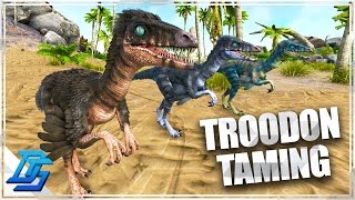 Ark Survival Evolved  How To A Tame Troodon  Arks Hardest Tame [upl. by Ibok873]