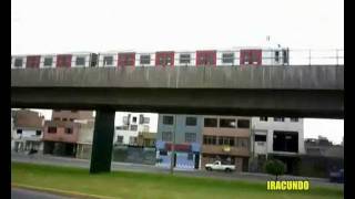 VIDEOS DEL METRO DE LIMA L1 RECOPILACION 2011 [upl. by Ynaittirb]