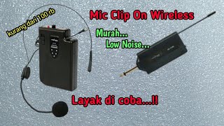 Unboxing dan Tes mic clip on wireless mic 500 dari Advance [upl. by Renner]