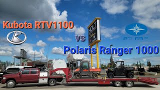 Kubota RTV1100 TURBO vs Polaris Ranger 1000 Totally different machines [upl. by Ladew]