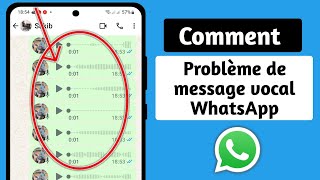 Comment résoudre le problème de message vocal WhatsApp nouveau 2024 [upl. by Ave]